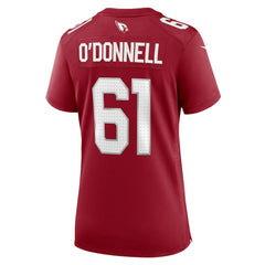 NFL Carter O'Donnell Arizona Cardinals Women's Team Game Jersey - Cardinal