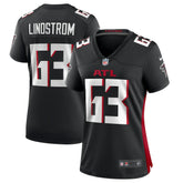 Chris Lindstrom Atlanta Falcons Women's Team Game Jersey Black