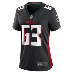 NFL Chris Lindstrom Atlanta Falcons Women's Team Game Jersey - Black