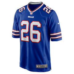 NFL Ty Johnson Buffalo Bills Team Game Jersey - Royal