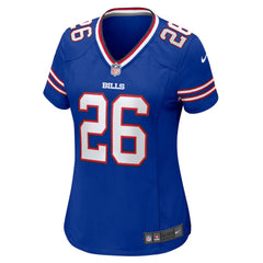 NFL Ty Johnson Buffalo Bills Women's Team Game Jersey - Royal