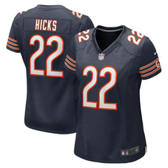 NFL Elijah Hicks Chicago Bears Women's Team Game Jersey - Navy