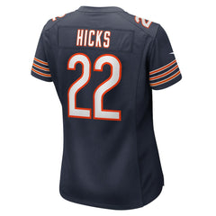 NFL Elijah Hicks Chicago Bears Women's Team Game Jersey - Navy