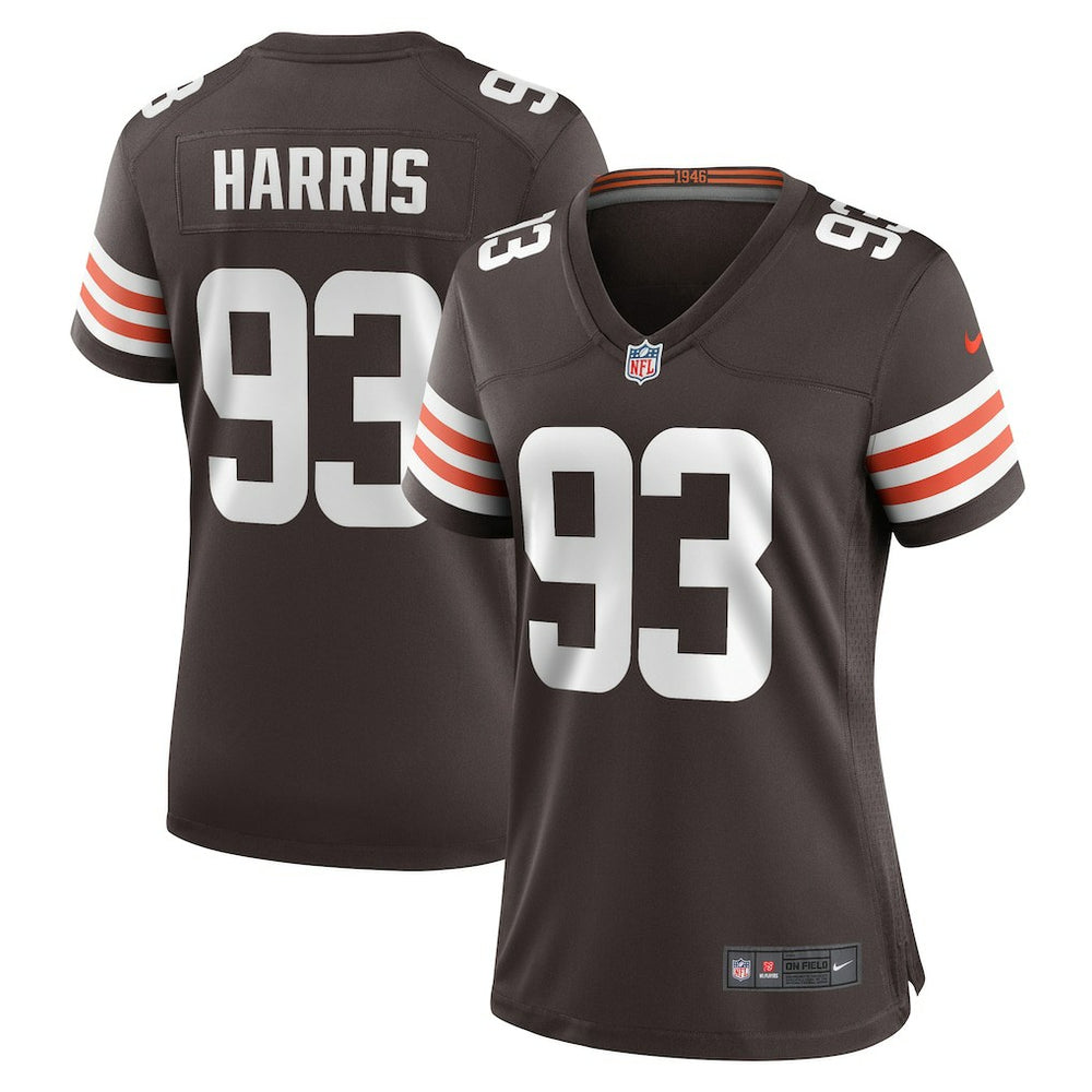 NFL Shelby Harris Cleveland Browns Women's Team Game Jersey - Brown