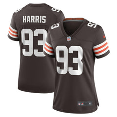 NFL Shelby Harris Cleveland Browns Women's Team Game Jersey - Brown