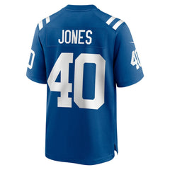NFL Jaylon Jones Indianapolis Colts Team Game Jersey - Royal