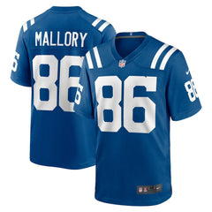 NFL Will Mallory Indianapolis Colts Team Game Jersey - Royal