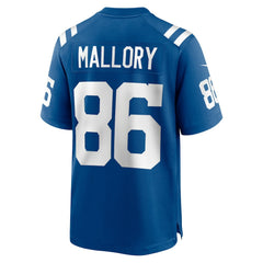 NFL Will Mallory Indianapolis Colts Team Game Jersey - Royal