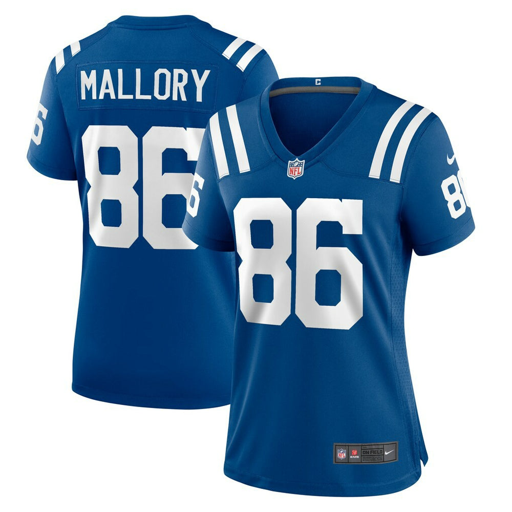 NFL Will Mallory Indianapolis Colts Women's Team Game Jersey - Royal