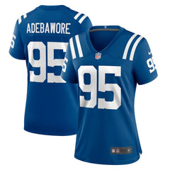 NFL Adetomiwa Adebawore Indianapolis Colts Women's Team Game Jersey - Royal
