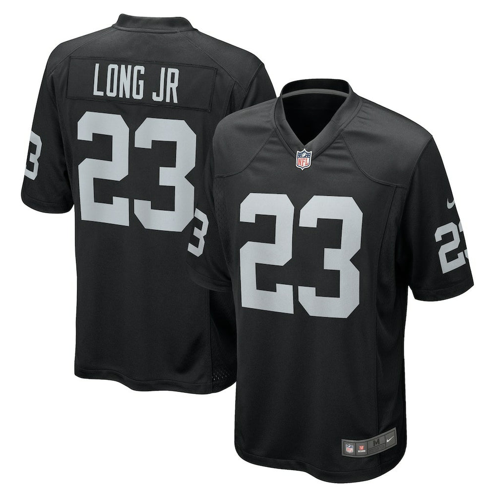 NFL David Long Jr. Las Vegas Raiders Team Game Jersey - Black