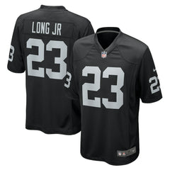 NFL David Long Jr. Las Vegas Raiders Team Game Jersey - Black