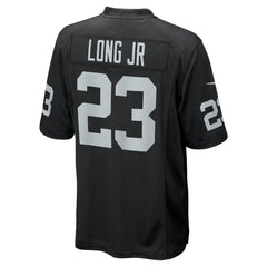 NFL David Long Jr. Las Vegas Raiders Team Game Jersey - Black