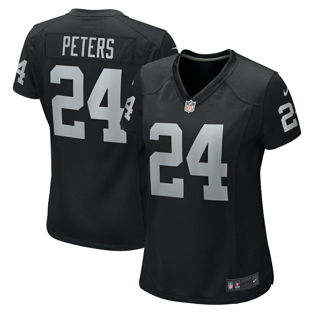 NFL Marcus Peters Las Vegas Raiders Women's Team Game Jersey - Black
