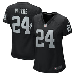 NFL Marcus Peters Las Vegas Raiders Women's Team Game Jersey - Black