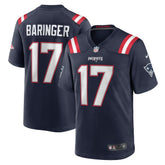 NFL Bryce Baringer New England Patriots Team Game Jersey - Navy