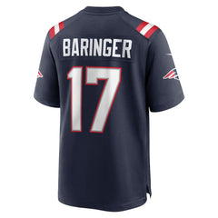 NFL Bryce Baringer New England Patriots Team Game Jersey - Navy