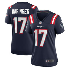 NFL Bryce Baringer New England Patriots Women's Game Jersey - Navy
