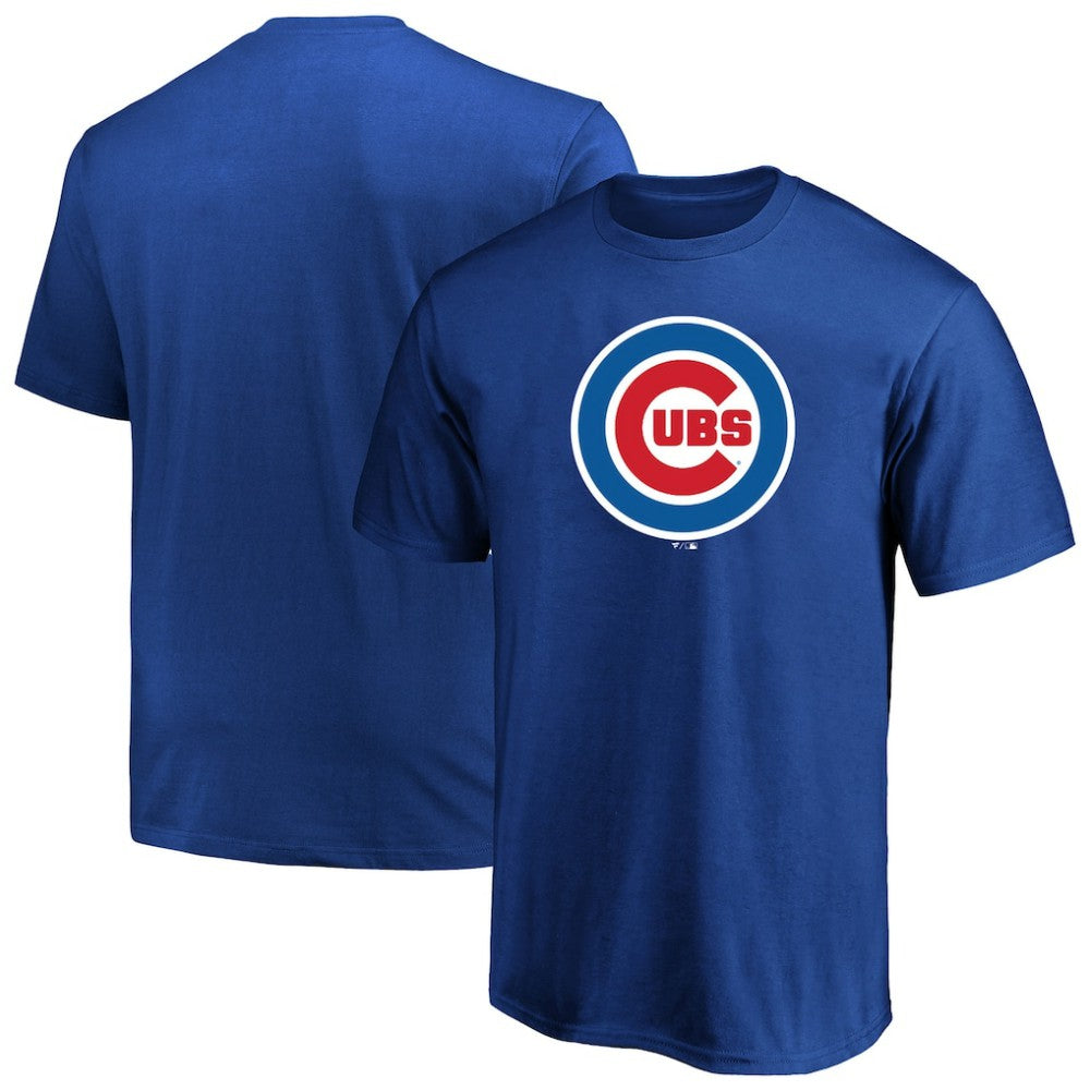 Chicago Cubs Profile Big & Tall Primary Logo T-Shirt - Royal T-shirts