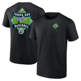 Tampa Bay Rays Profile Big & Tall Field Play T-Shirt - Black T-shirts