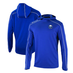 NHL Buffalo Sabres Columbia Omni-Wick Shotgun Long Sleeve Hoodie T-Shirt - Blue