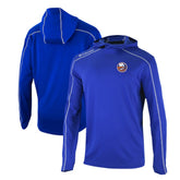 NHL New York Islanders Columbia Omni-Wick Shotgun Long Sleeve Hoodie T-Shirt - Blue