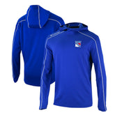 NHL New York Rangers Columbia Omni-Wick Shotgun Long Sleeve Hoodie T-Shirt - Blue