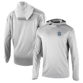 NHL Seattle Kraken Columbia Omni-Wick Shotgun Long Sleeve Hoodie T-Shirt - Gray