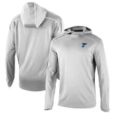 NHL St. Louis Blues Columbia Omni-Wick Shotgun Long Sleeve Hoodie T-Shirt - Gray