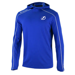 NHL Tampa Bay Lightning Columbia Omni-Wick Shotgun Long Sleeve Hoodie T-Shirt - Blue