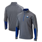 NHL Buffalo Sabres Columbia Omni-Wick Shotgun 2.0 Quarter-Zip Pullover Top - Gray/Blue
