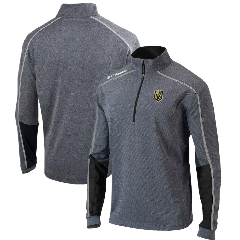 NHL Vegas Golden Knights Columbia Omni-Wick Shotgun 2.0 Quarter-Zip Pullover Top - Gray/Black