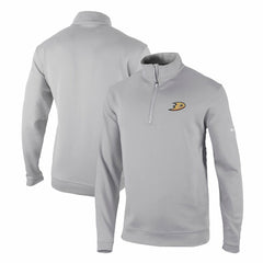 NHL Anaheim Ducks Columbia Omni-Wick Wickhams Hills Half-Zip Pullover Top - Gray