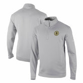 NHL Boston Bruins Columbia Omni-Wick Wickhams Hills Half-Zip Pullover Top - Gray