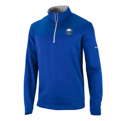 NHL Buffalo Sabres Columbia Omni-Wick Wickhams Hills Half-Zip Pullover Top - Royal