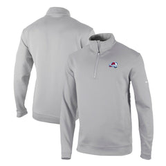 NHL Colorado Avalanche Columbia Omni-Wick Wickhams Hills Half-Zip Pullover Top - Gray