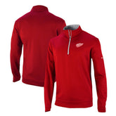 NHL Detroit Red Wings Columbia Omni-Wick Wickhams Hills Half-Zip Pullover Top - Red