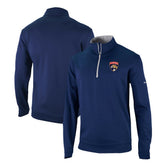 NHL Florida Panthers Columbia Omni-Wick Wickhams Hills Half-Zip Pullover Top - Navy