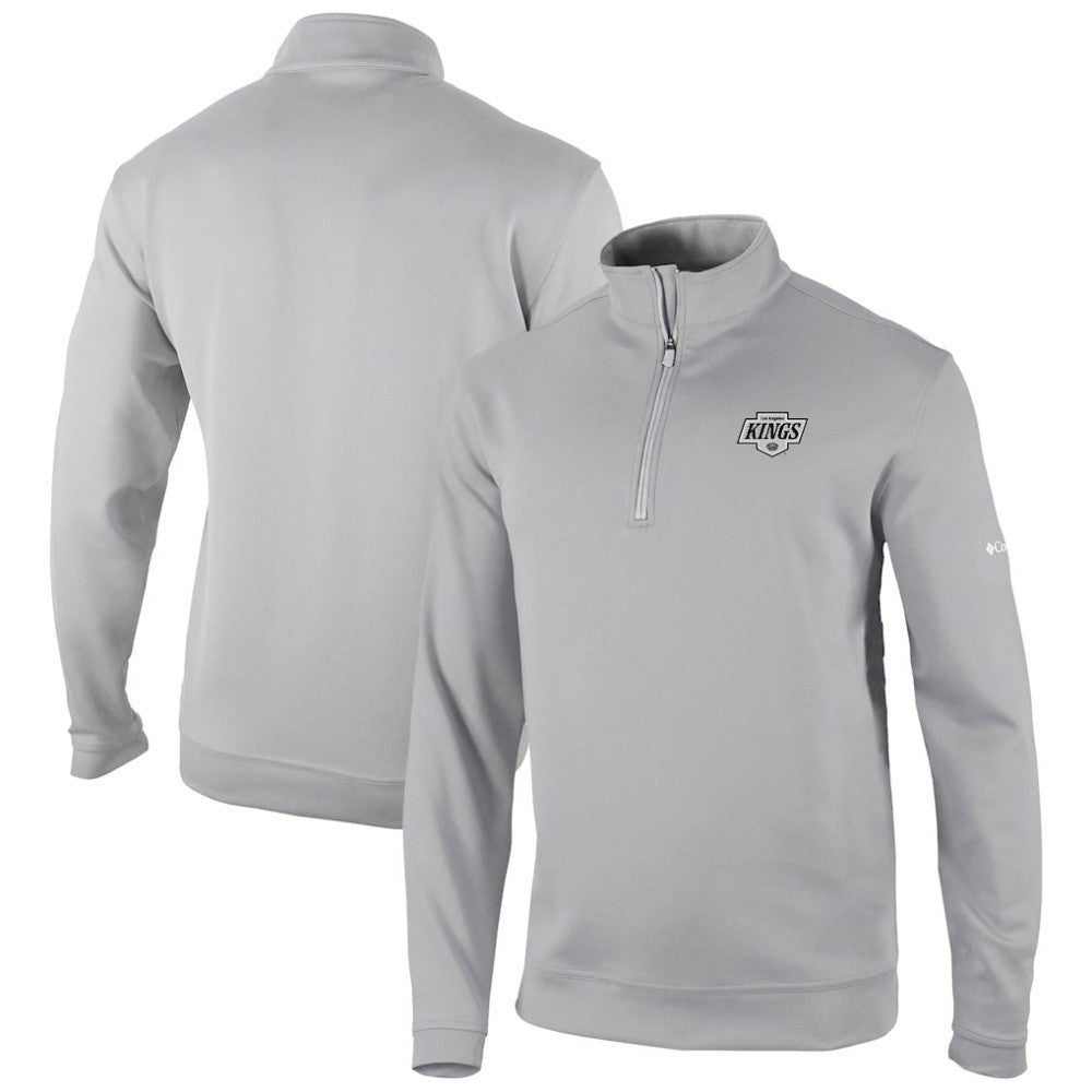 NHL Los Angeles Kings Columbia Omni-Wick Wickhams Hills Half-Zip Pullover Top - Gray
