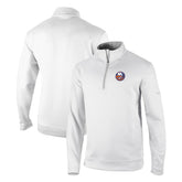 NHL New York Islanders Columbia Omni-Wick Wickhams Hills Half-Zip Pullover Top - White