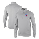 NHL New York Rangers Columbia Omni-Wick Wickhams Hills Half-Zip Pullover Top - Gray