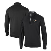 NHL Philadelphia Flyers Columbia Omni-Wick Wickhams Hills Half-Zip Pullover Top - Black