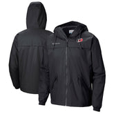 NHL Carolina Hurricanes Columbia Oroville Creek Lightweight Full-Zip Windbreaker Jacket - Black