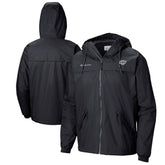 NHL Los Angeles Kings Columbia Oroville Creek Lightweight Full-Zip Windbreaker Jacket - Black