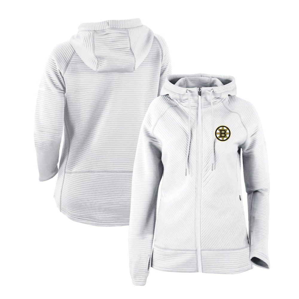 NHL Boston Bruins Columbia Women's Omni-Wick Pack It Up Full-Zip Jacket - White