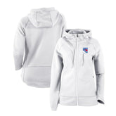 NHL New York Rangers Columbia Women's Omni-Wick Pack It Up Full-Zip Jacket - White