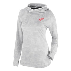 NHL Detroit Red Wings Columbia Women's Omni-Wick Sunday Ball Pullover Hoodie - White