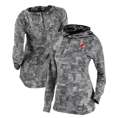 NHL New Jersey Devils Columbia Women's Omni-Wick Sunday Ball Pullover Hoodie - Black
