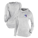 NHL New York Rangers Columbia Women's Omni-Wick Sunday Ball Pullover Hoodie - White