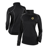 NHL Boston Bruins Columbia Women's Omni-Wick Shotgun 2.0 Quarter-Zip Pullover Top - Black
